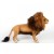 Lion Male 28cmL Plush Soft Toy