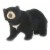 Hansa Mini Black Bear Plush Soft Toy