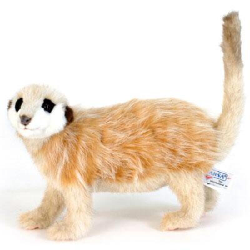Meerkat on 4 feet Poseable Plush Soft Toy | FREE UK DELIVERY | Dragon Toys