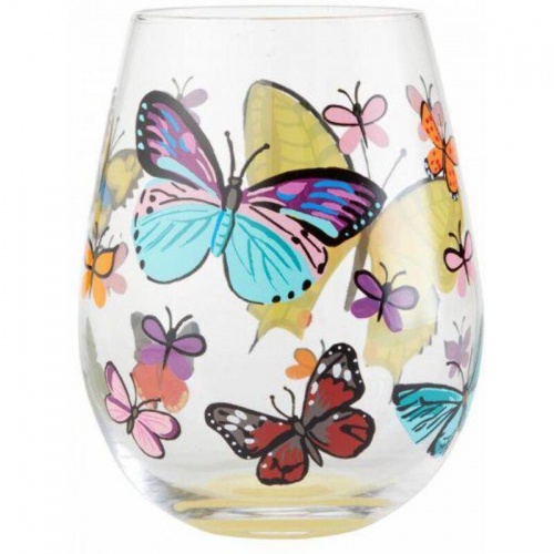 Butterflies Glass