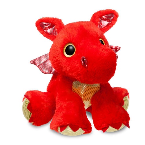 Sparkle Tales Sizzle Red Dragon Soft Toy