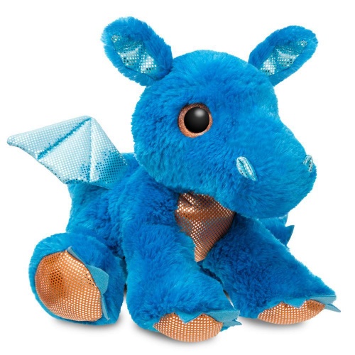 Sparkle Tales Flash Blue Dragon Soft Toy