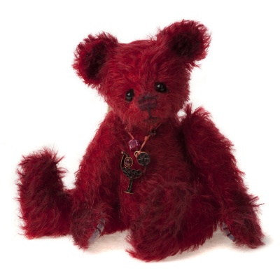 Charlie Bears Minimo Cherry Mohair Teddy Bear