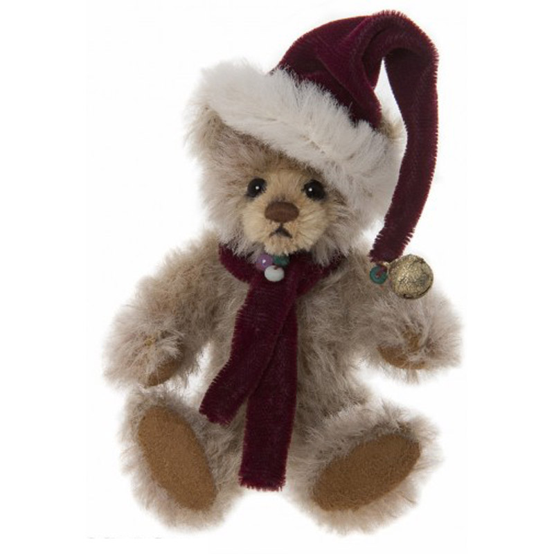 Shake the Snowman Limited Edition Mohair Key Ring Charlie Bears 