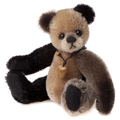 Charlie Bears Loafer Mohair Keyring Teddy Bear