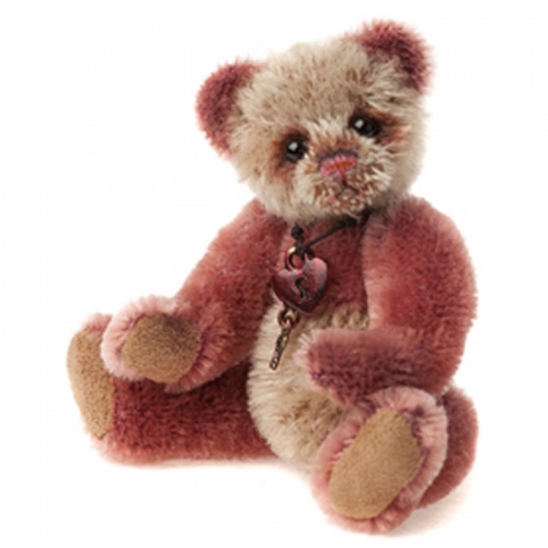 Charlie Bears Mohair Keyring Slipper Limited Edition 2013 Teddy Bear