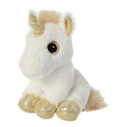 Sparkle Tales Twinkle Unicorn Gold Soft Toy