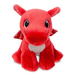 Sparkle Tales Flame Red Dragon Soft Toy