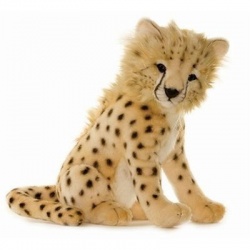 Sitting Cheetah Plush Soft Toy