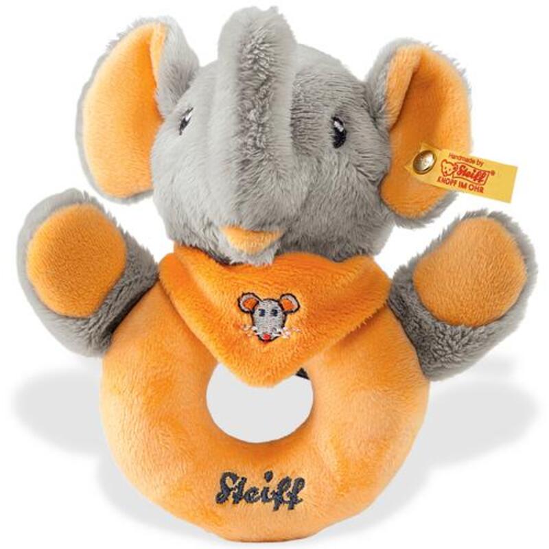 Steiff Trampili Elephant Griptoy Plush Teddy Bear Gift Boxed